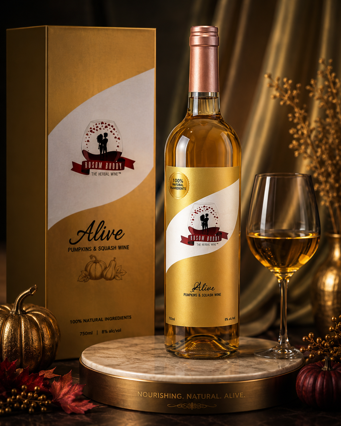 Anniversary gift collection of Bosom Buddy herbal wines